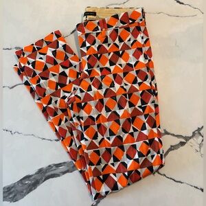 Vibrant Geometric Women's Trousers